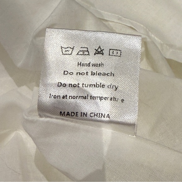 Hot Picks‼️Simple Retro Fiona Cotton White Midi Dress, Sz M, Wedding, Parisian - Picture 11 of 12